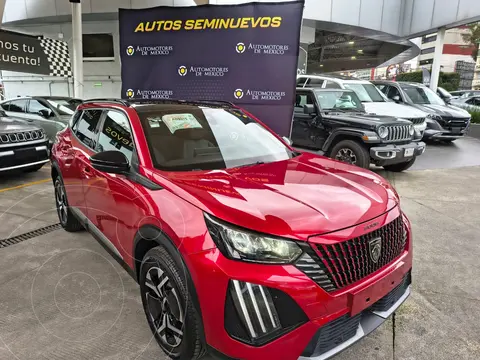 Peugeot 2008 1.2L Allure Pack usado (2025) color Rojo financiado en mensualidades(enganche $79,000 mensualidades desde $8,896)