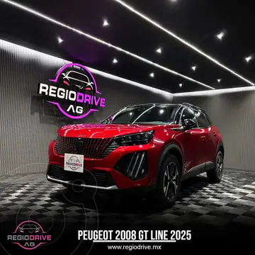 Peugeot 2008 1.2L GT usado (2025) color Rojo financiado en mensualidades(enganche $95,980 mensualidades desde $9,683)