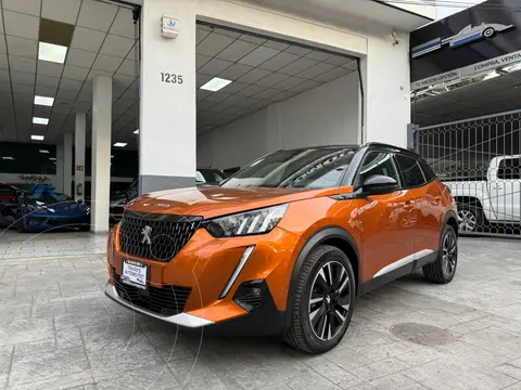Peugeot 2008 1.2L GT Line usado (2022) color Naranja precio $339,000