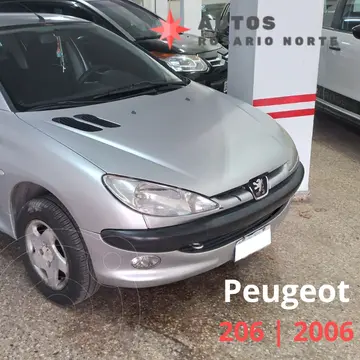 Peugeot 206 1.6 XR Premium 5P usado (2006) color Gris financiado en cuotas(anticipo $3.750.000)