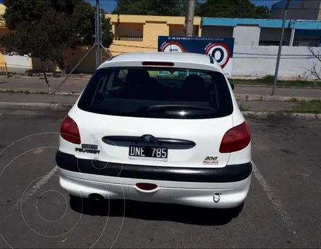 Peugeot 206 1.6 XR 3P usado (2000) color Blanco precio $4.500.000