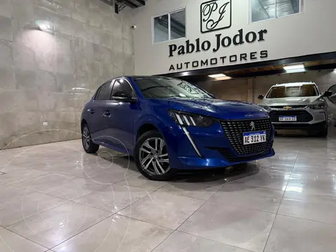 Peugeot 208 Feline 1.6 Tiptronic usado (2020) color Azul precio u$s17.000