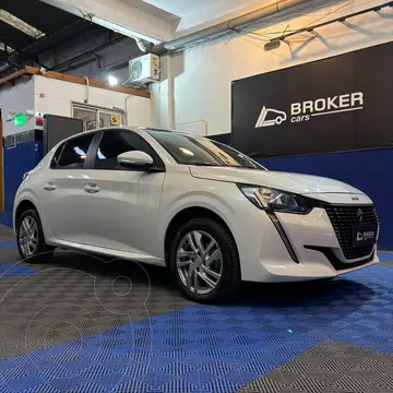 Peugeot 208 Active 1.6 Tiptronic usado (2021) color Blanco precio u$s19.000