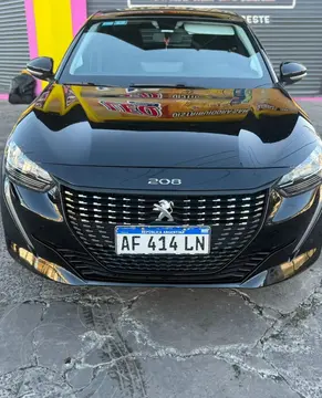 Peugeot 208 Active 1.6 usado (2022) color Negro financiado en cuotas(anticipo $6.999.999)