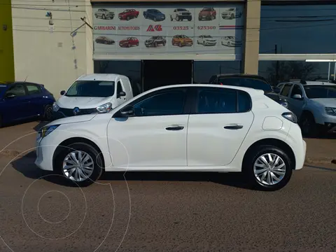 Peugeot 208 Like Pack 1.6 usado (2022) color Blanco precio $18.500.000