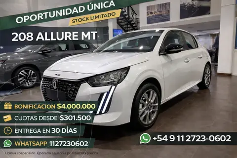 Peugeot 208 Allure nuevo color A eleccion precio $32.180.000