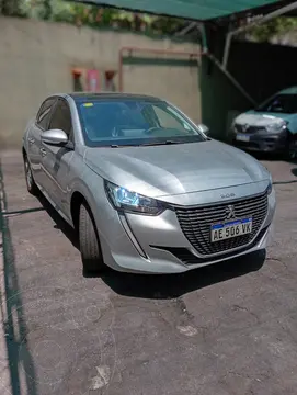 Peugeot 208 Active 1.6 usado (2021) color Gris precio $8.000.000