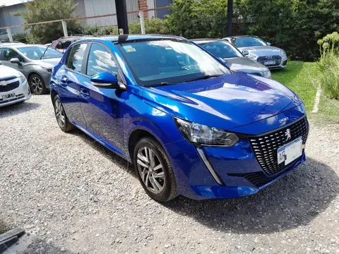 Peugeot 208 Allure 1.6 usado (2022) color Azul precio $22.000.000