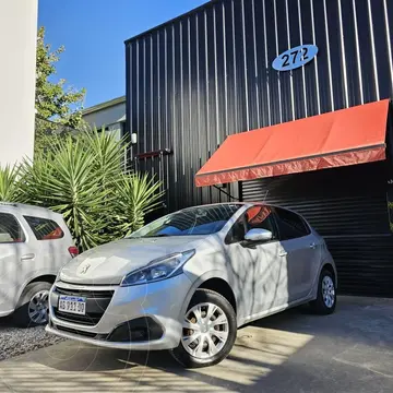 Peugeot 208 Active 1.5 usado (2017) color Gris precio u$s11.500