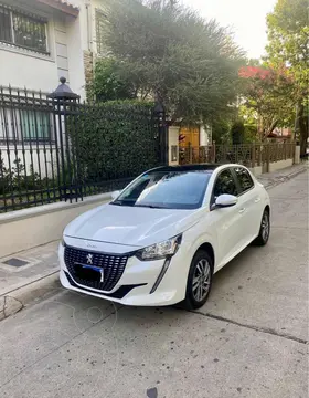 Peugeot 208 Allure 1.6 usado (2020) color Blanco Banquise financiado en cuotas(anticipo $5.500.000 cuotas desde $200.000)