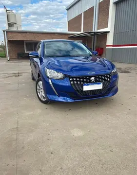Peugeot 208 Active 1.6 usado (2021) color Azul Oscuro financiado en cuotas(anticipo $8.500.000 cuotas desde $230.000)
