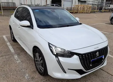 Peugeot 208 Active 1.6 usado (2021) color Blanco precio $3.600.000
