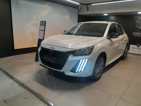 Peugeot 208 Allure nuevo color Blanco Banquise financiado en cuotas(anticipo $3.200.000)