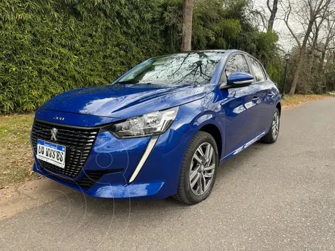 Peugeot 208 Allure 1.6 usado (2024) color Azul precio u$s18.500