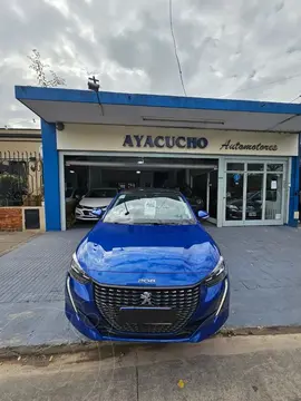 Peugeot 208 Allure 1.6 usado (2021) color Azul financiado en cuotas(anticipo $3.000.000 cuotas desde $95.000)