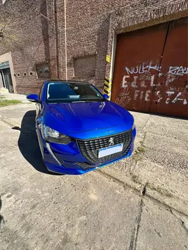 Peugeot 208 Active 1.6 usado (2021) color Azul Bourrasque financiado en cuotas(anticipo $2.059.000)
