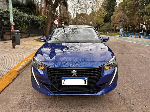 Peugeot 208 Active 1.6 Tiptronic usado (2021) color Azul precio $5.000.000