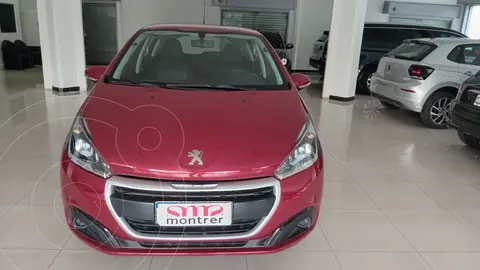 Peugeot 208 Active 1.5 usado (2017) color Rojo precio $13.500.000