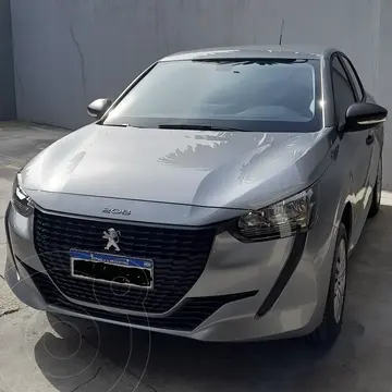 Peugeot 208 Like Pack 1.6 usado (2022) color Gris precio $7.500.000