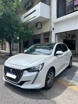 Peugeot 208 Allure 1.6 Aut usado (2021) color Blanco Banquise financiado en cuotas(anticipo $9.500.000 cuotas desde $490.000)