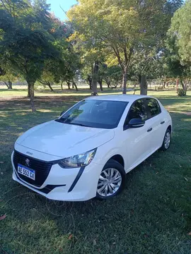 Peugeot 208 Like 1.2 usado (2021) color Blanco precio $21.000.000