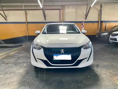 Peugeot 208 Like Pack 1.6 usado (2021) color Blanco Banquise financiado en cuotas(anticipo $5.000.000)