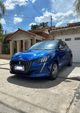 Peugeot 208 Feline 1.6 Aut usado (2021) color Azul Bourrasque financiado en cuotas(anticipo $9.900.000 cuotas desde $450.000)