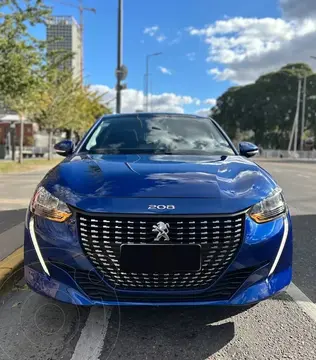 Peugeot 208 Active 1.6 usado (2021) color Azul financiado en cuotas(anticipo $7.300.000 cuotas desde $350.000)