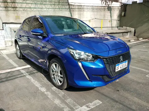 Peugeot 208 Active 1.6 usado (2022) color Azul precio $5.500.000