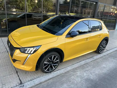 Peugeot 208 GT-Line usado (2021) color Amarillo financiado en cuotas(anticipo $3.000.000 cuotas desde $239.000)