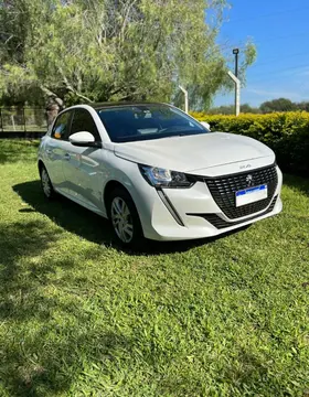 Peugeot 208 Active 1.6 usado (2020) color Blanco financiado en cuotas(cuotas desde $95.000)