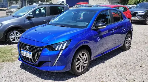 Peugeot 208 Feline 1.6 usado (2021) color Azul Bourrasque precio $12.000.000