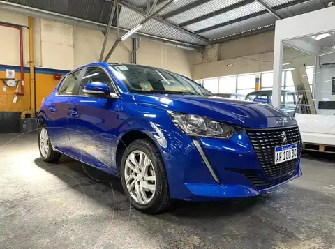 Peugeot 208 Active 1.6 Tiptronic usado (2021) color Azul financiado en cuotas(anticipo $7.000.000)