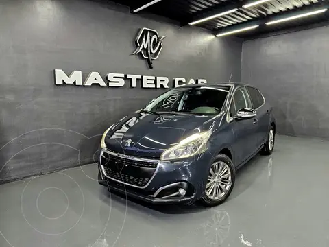 Peugeot 208 1.6L Allure Pack Aut usado (2020) color azul petrleo precio $218,000