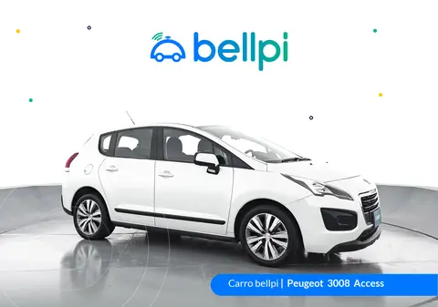 Peugeot 3008 1.6L Access usado (2016) color Blanco precio $53.900.000