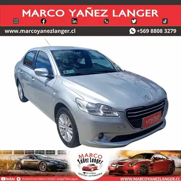 Peugeot 301 1.6L Active Pack HDi usado (2017) color Gris precio $6.990.000