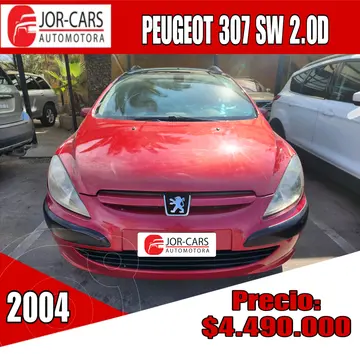 Peugeot 307 Station 2.0 HDI usado (2004) color Rojo precio $4.490.000