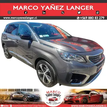 Peugeot 5008 1.5L GT-Line BlueHDI 130HP Aut8 usado (2019) color Gris precio $17.890.000