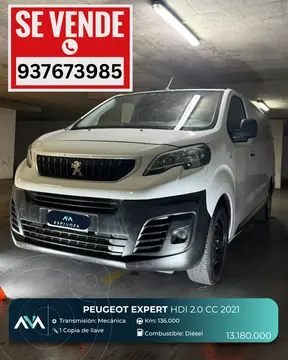 Peugeot Expert 2.0L Premium 3P HDi 150HP MT usado (2021) color Blanco precio $13.180.000