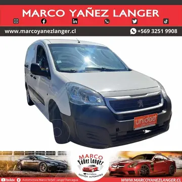 Peugeot Partner 1.6L Maxi HDi Pack usado (2018) color Blanco precio $10.990.000