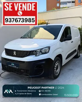 Peugeot Partner L1 BlueHDi 100 usado (2024) color Blanco precio $13.500.000
