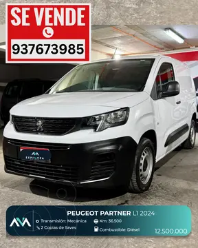Peugeot Partner L1 BlueHDi 100 usado (2024) color Blanco precio $12.500.000