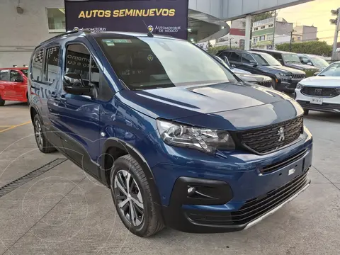 Peugeot Rifter GT Puretech usado (2024) color Azul financiado en mensualidades(enganche $46,000 mensualidades desde $12,292)