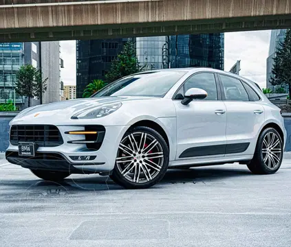 Porsche Macan Turbo Turbo usado (2017) color Gris financiado en mensualidades(enganche $197,780 mensualidades desde $19,511)
