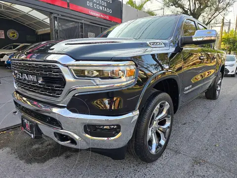 RAM 1500 Mild Hybrid Limited 4x4 usado (2022) color Negro financiado en mensualidades(enganche $374,618 mensualidades desde $23,290)