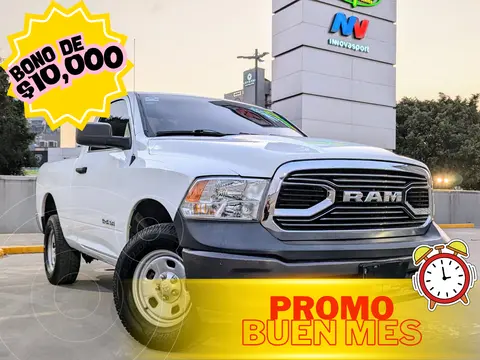 RAM ST 1500 Regular Cab 3.6L 4x4 Aut 8 usado (2020) color Blanco financiado en mensualidades(enganche $149,644 mensualidades desde $6,429)