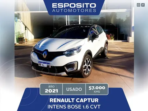 Renault Captur CAPTUR 1.6 INTENS CVT usado (2021) color Blanco precio $24.950.000