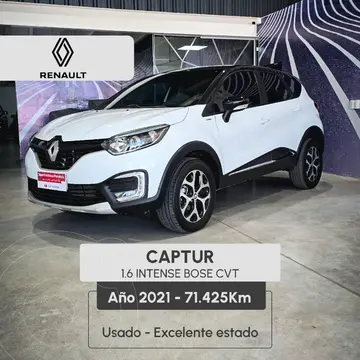 Renault Captur CAPTUR 1.6 BOSE   CVT usado (2021) color Blanco precio $25.100.000