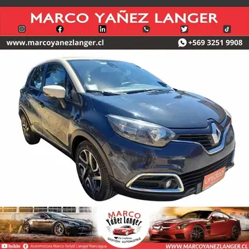 Renault Captur 1.2L Expression Aut usado (2018) color Azul precio $9.790.000