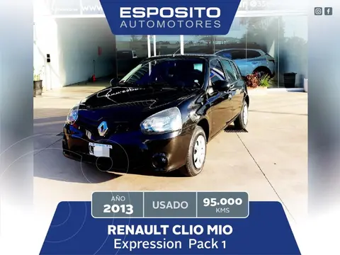 Renault Clio CLIO MIO 1.2 5 P EXPRESSION PK1 usado (2013) color Negro precio $11.500.000